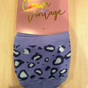 Crown Vintage 2-pack two cover socks with gripped bottoms